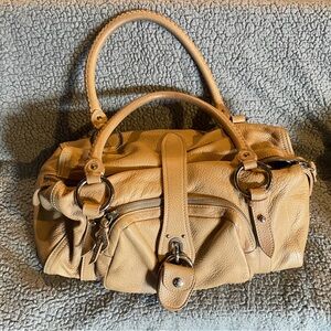 Miu Miu Pebble Leather Satchel